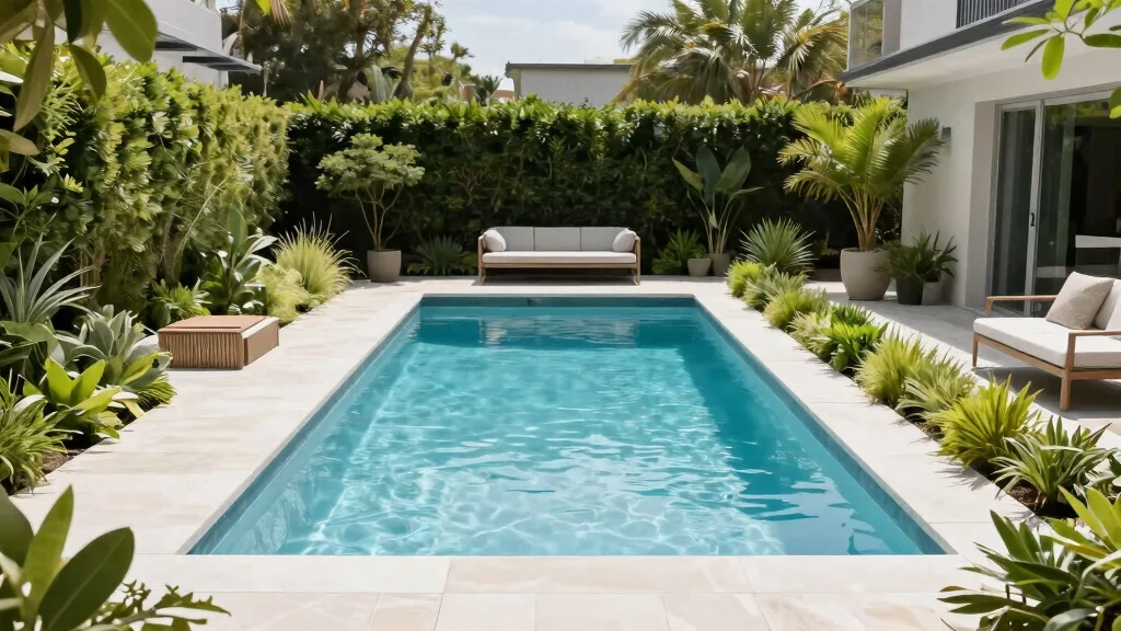 7 Rectangle Pool Backyard Landscaping Ideas That Are Sleek, Symmetrical, and Absolutely Stunning